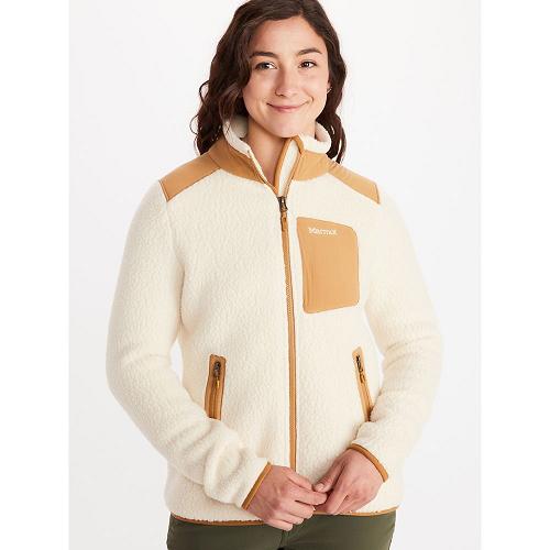 Marmot Wiley Fleece For Womens Yellow White FEW601597